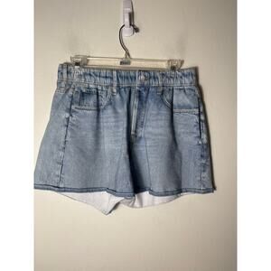 Rag and Bone Miramar Denim Look sweat pant shorts  Sz M